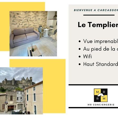 Le Templier Vue Cite Pied Cite Medievale Neuf Carcassonne Luaran gambar