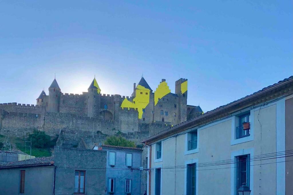 Le Templier Vue Cite Pied Cite Medievale Neuf Carcassonne Luaran gambar